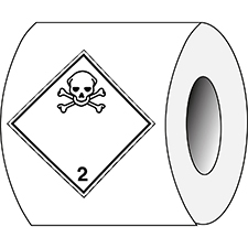 Транспортный знак - ADR 2.3 - Токсичный газ