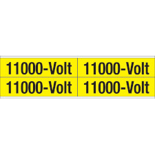 Маркеры кабелепроводов и напряжения - 11000 Вольт