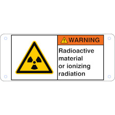 Знак безопасности ISO - Радиоактивный материал или ионизирующее излучение