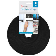 Лента VELCRO® ONE-WRAP® 13мм х 25м черная