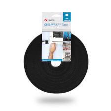 Лента VELCRO® ONE-WRAP® 10мм х 25м черная