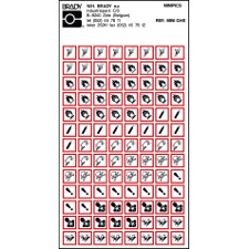 МИНИ ПИКТОГРАММЫ MIX GHS-10X10 104 шт.