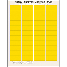 Полиэфирные этикетки LaserTab в листах формата А4