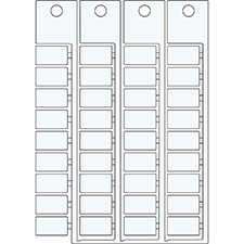 Бирка клеммного блока для WA IO SYS 12X7