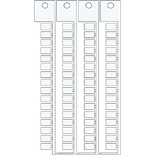 Бирка клеммной колодки WI TE 6X10