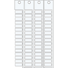 Бирка клеммного блока WE CC LO SM1/BG 6X15