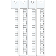 Бирка клеммной колодки SI 5X7