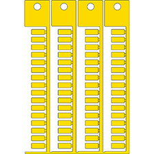 Бирка ACS 4х10 мм желтая, 4 дерева