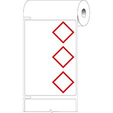 Этикетки GHS CLP с сердечником 76 мм