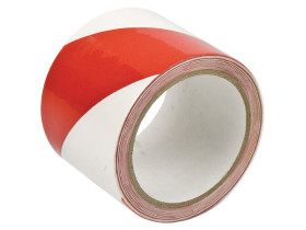 Лента BRADY gws255297 напольная для обозначения опасных мест WS8V, размер 75мм*33м , цвет- красно-белая
