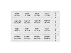 Бирка белая 15х27 мм.